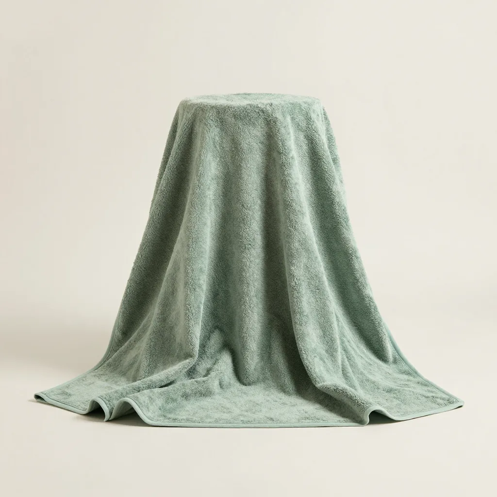 A large agave bath cloth on a light background